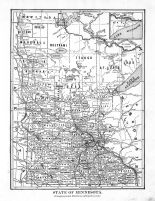 Minnesota State Map, Blue Earth County 1895